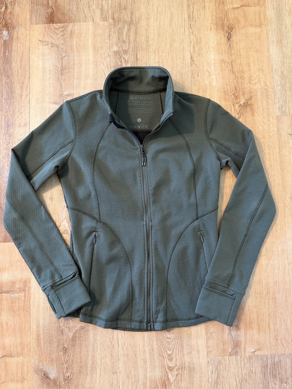 Beretta Women's Olive Green Full-Zip Fleece Jacket